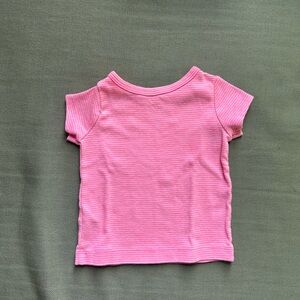 Pink Striped Kids T-Shirt